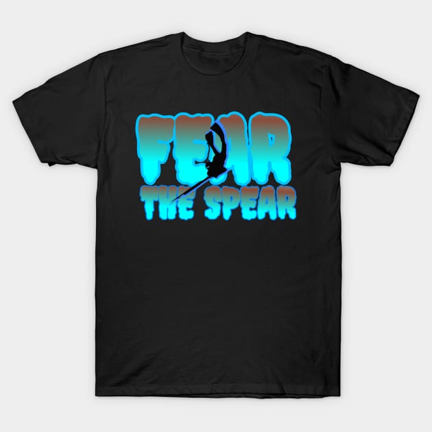 Spearfishing t-shirt designs T-Shirt by Coreoceanart
